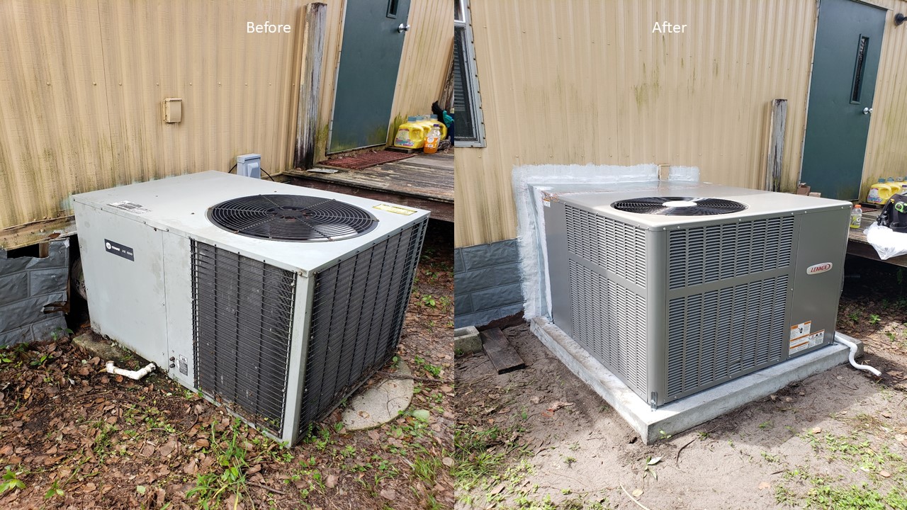 Previous HVAC work