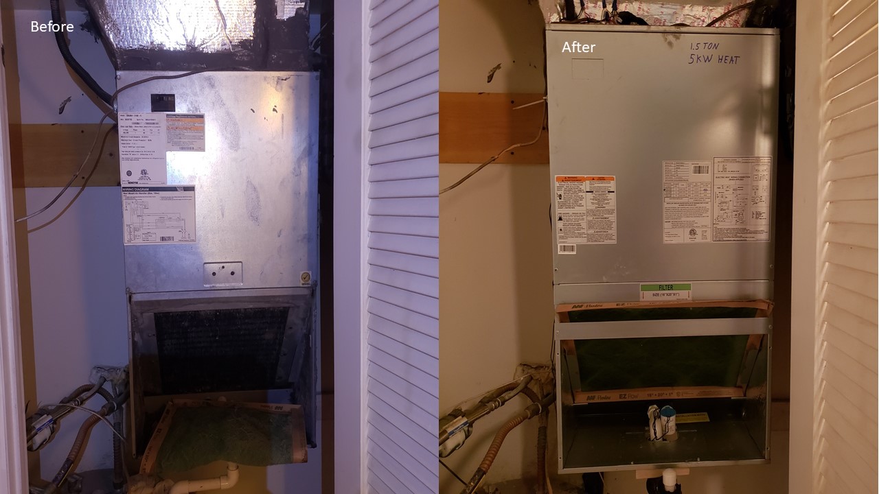 Previous HVAC work
